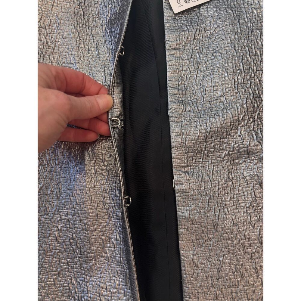 NWT Zara silver coated jacket, Med $80 A40 - Picture 4 of 8